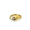 Bague diamants en or jaune 18k