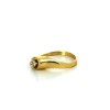 Bague diamants en or jaune 18k