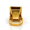 Bague pierre jaune