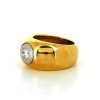 Bague diamant en or jaune 18k