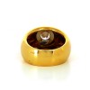 Bague diamant en or jaune 18k