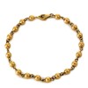 Bracelet perles en or jaune 18k
