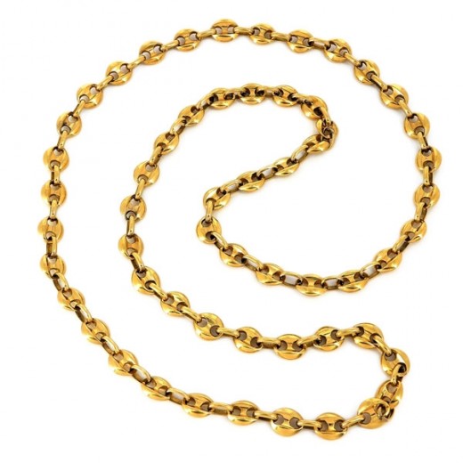 Sautoir en or jaune 18k