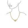 Collier Cartier panthère en or jaune 18k et diamants