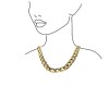 Collier en chute en or jaune 18 k