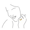 Bague Cartier Love 3 diamants en or jaune 