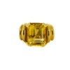 Bague pierre jaune