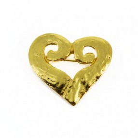 Broche Yves Saint Laurent Coeur