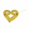 Broche Yves Saint Laurent Coeur