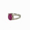 Bague pierre rose