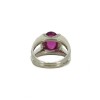 Bague pierre rose