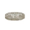 Broche diamants en or blanc