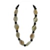 Collier en agate et onyx