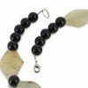 Collier en agate et onyx