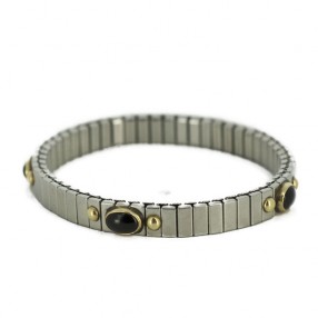 Bracelet Ancien Mailles Argent 925 - Avec Breloques - Occasion Bon État