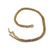 Collier deux rangs en or jaune 18k