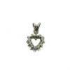 Pendentif Coeur diamants