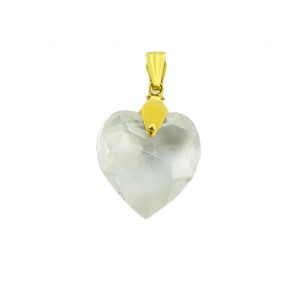Pendentif Coeur transparent