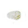 Bague Baccarat en cristal et or jaune