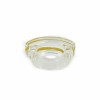 Bague Baccarat en cristal et or jaune