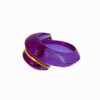 Bague Baccarat en cristal violet et or jaune