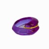 Bague Baccarat en cristal violet et or jaune