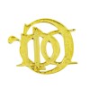 Broche Christian Dior en plaqué or