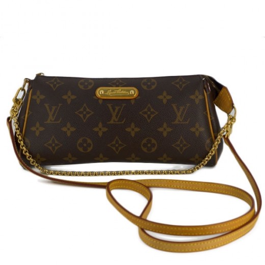 Pochette Louis Vuitton Eva en toile monogram