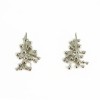 Boucles d'oreilles Lalique en argent