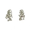 Boucles d'oreilles Lalique en argent