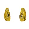 Boucles d'oreilles ruban en or jaune 18k