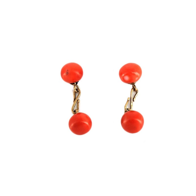 Boutons de col corail – Maison Mohs