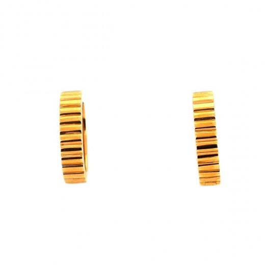 Boutons de manchette en or jaune 18k