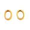 Boutons de manchette en or jaune 18k