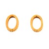 Boutons de manchette en or jaune 18k