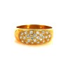 Bague diamants en or jaune 18k