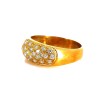 Bague diamants en or jaune 18k