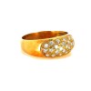 Bague diamants en or jaune 18k