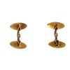 Boutons de manchette en or jaune 
