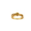 Bague diamants en or jaune 18k