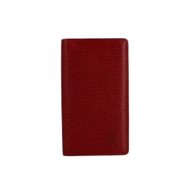 Couverture Agenda Louis Vuitton en cuir épi rouge