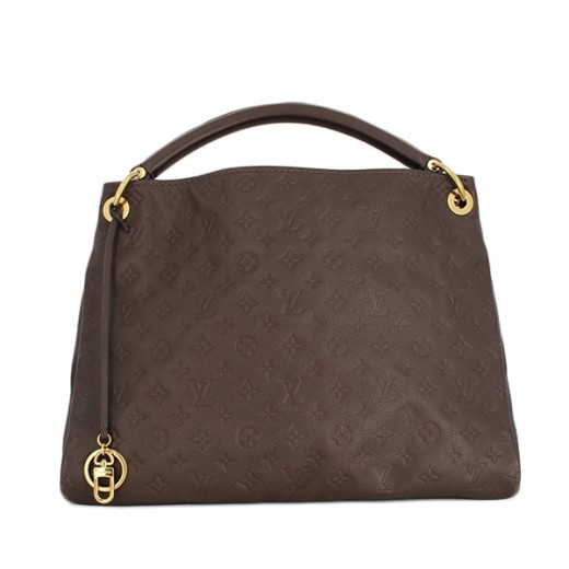 Sac Louis Vuitton Artsy en cuir empreinte chocolat