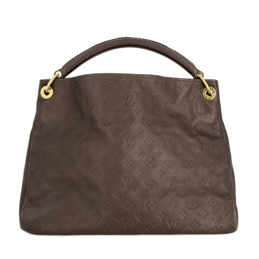 Sac Louis Vuitton Artsy en cuir empreinte chocolat