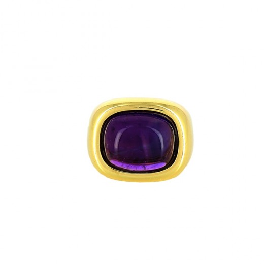 Bague pierre violette