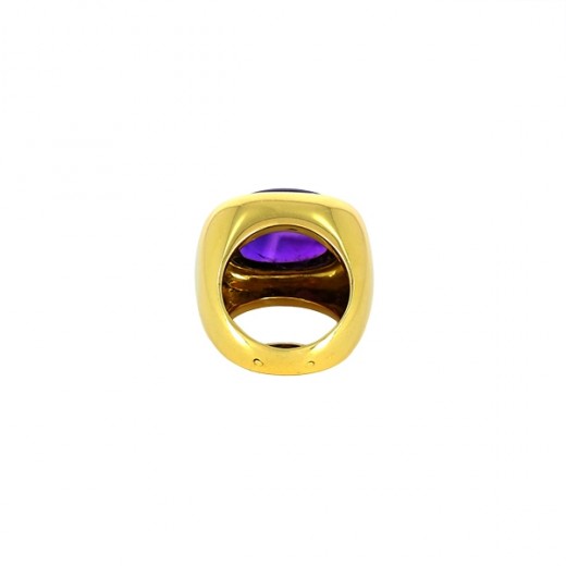 Bague pierre violette