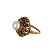 Bague saphirs et perle