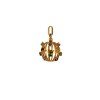 Pendentif or sphere avec pierres