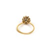 Bague Marguerite en or jaune, rubis et diamants