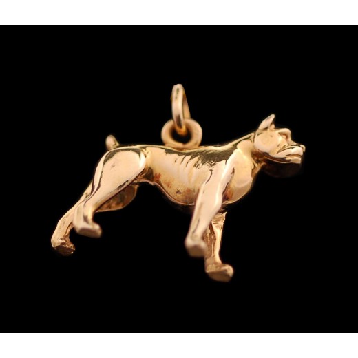 Pendentif Chien en or