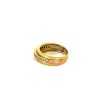 Bague 2 ors et diamants